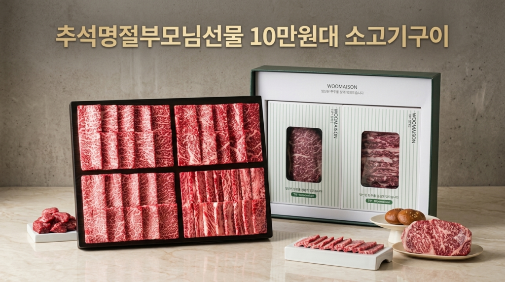 추석 기차 예매하고 부모님 찾아뵙는 자녀가 준비하기 좋은 마장동 1++ 한우선물세트 제품 이미지